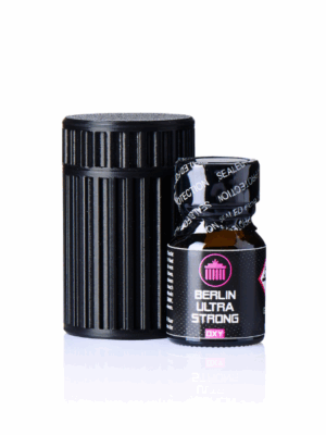Discreet Poppers Combo Berlin Ultra Strong 10ml i Poppers Keeper Small