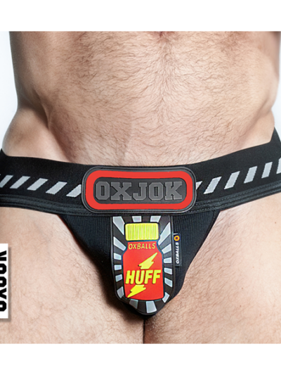 OXJOK POPPERJOCK 3D Rubber Huffer Jock Black