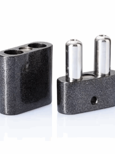 Poppers podwójny inhalator magnetyczny z tytanu (szary)